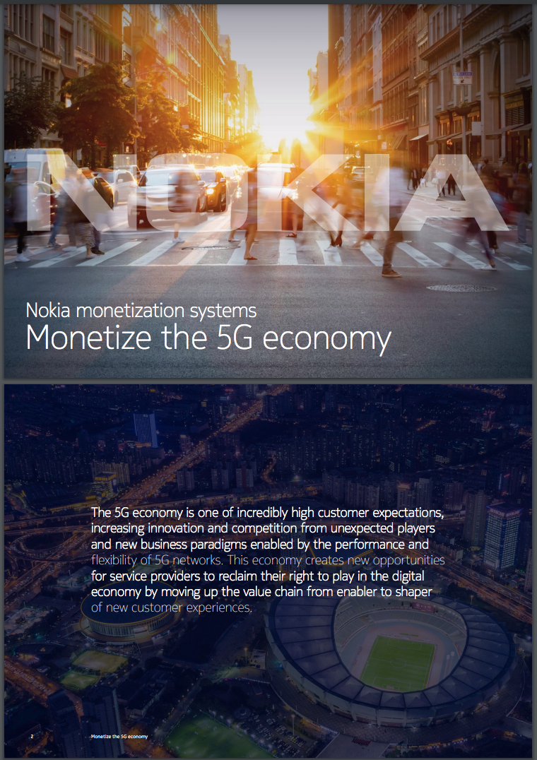 Nokia monetization systems: Monetize the 5G economy